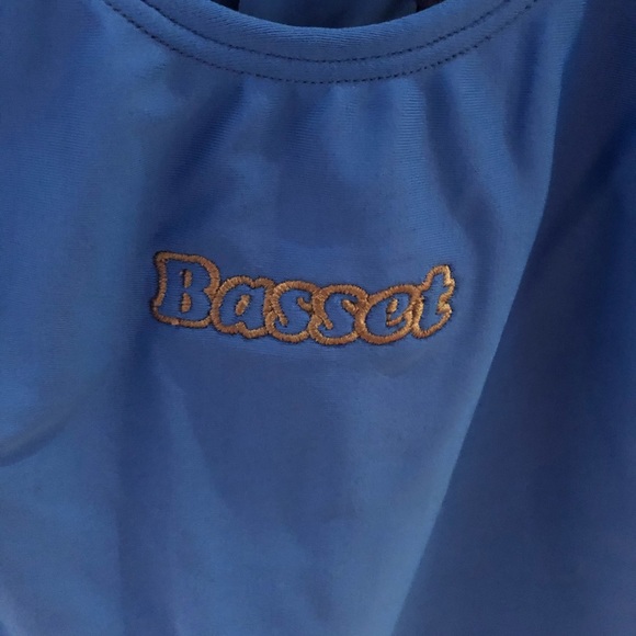 Basset Blue Workout Tank - Picture 2 of 3